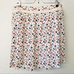 Comptoir Des Cotonniers Floral & Lace Summer Skirt